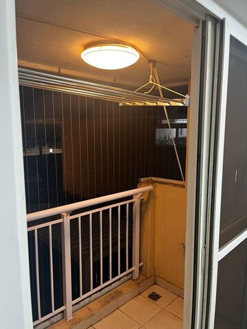 Balcony in 2 BHK Apartment at Mantri Webcity, Hennur – for Rent