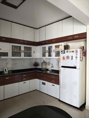 Kitchen in 3 BHK Apartment at Mithuna White Water, Jakkuru – for Rent
