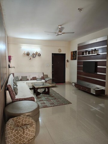 Living Room in 3 BHK Apartment at Mithuna White Water, Jakkuru – for Rent
