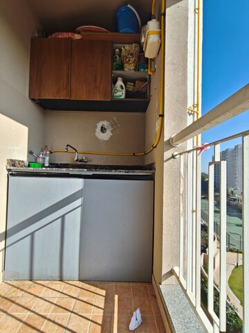 Balcony in 2 BHK Apartment at Sobha Dream Gardens, Thanisandra Main Road – for Rent