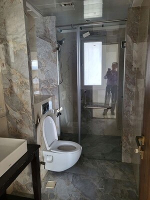 Bathroom in 4 BHK Penthouse at Gm Kenjale Emirus, Baner – for Rent