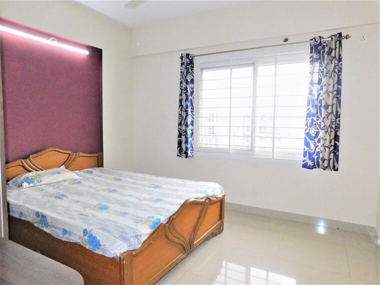 Bedroom, shriram-sahaana 2.5 Bedroom 1500 Sq.Ft. Apartment In Yelahanka Bangalore 10002094
