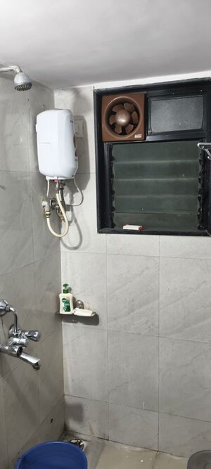 Bathroom in 1 BHK Apartment at Vrindavan CHS Worli, Worli – for Rent