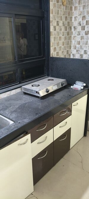 Kitchen in 1 BHK Apartment at Vrindavan CHS Worli, Worli – for Rent