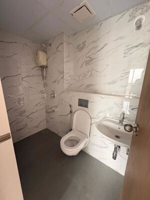 Bathroom in 3 BHK Apartment at Lodha Codename Premier, Dombivli East – for Rent