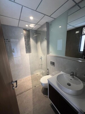 Bathroom in 3 BHK Apartment at Sector 63, Mohali – for Rent