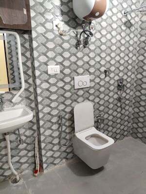 Bathroom in 2 BHK Apartment at Vasant Kunj – for Rent