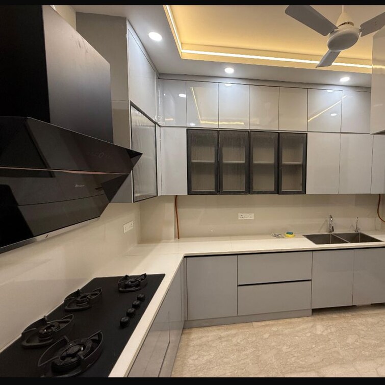 Kitchen, kalkaji 3 Bedroom 1800 Sq.Ft. Builder Floor In Kalkaji Delhi 10002301