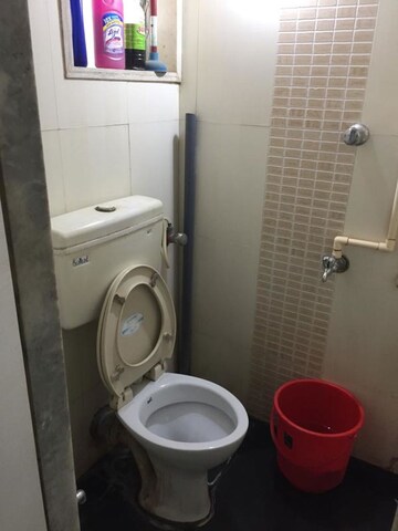 Bathroom in 1 BHK Apartment at Kishor Sukur Enclave A, Ghodbunder Road – for Rent
