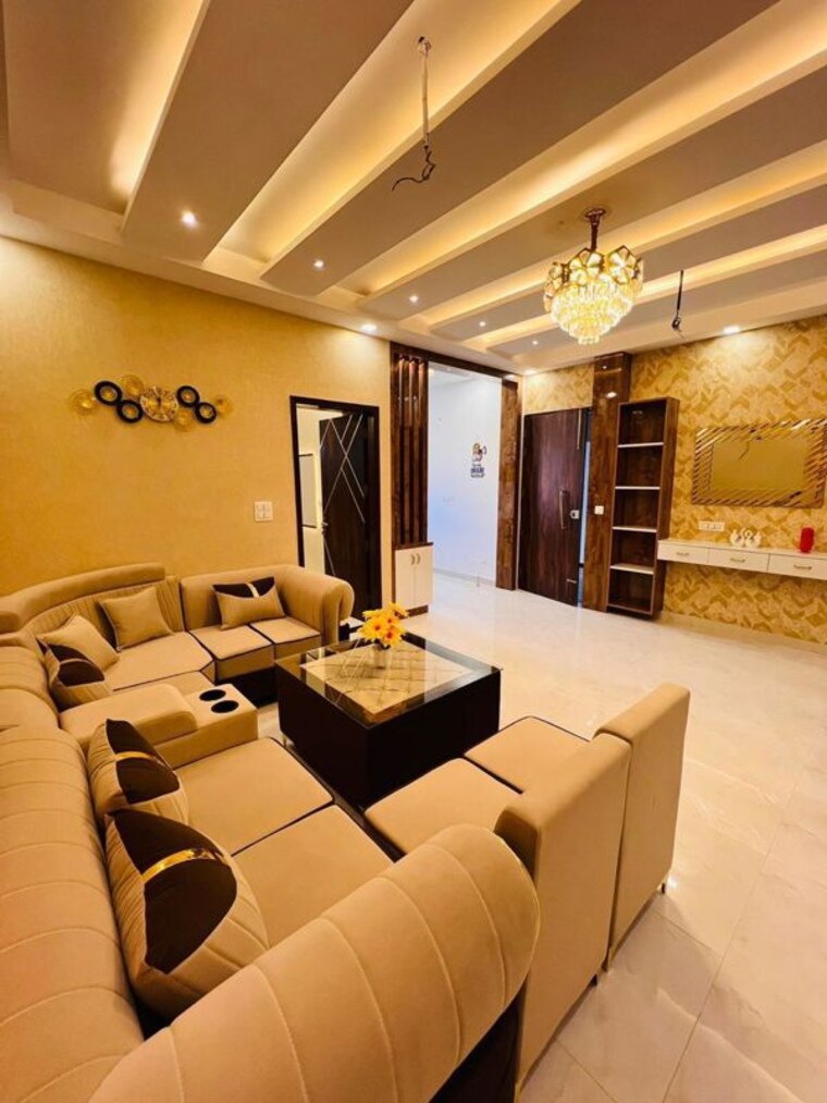 Living Room, dhakoli 3 Bedroom 1800 Sq.Ft. Apartment In Dhakoli Zirakpur 10002354