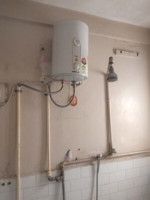 Bathroom in 1 BHK Apartment at Bramha Aangan, Salunkhe Vihar Society – for Rent