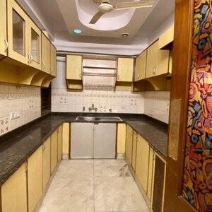 Kitchen in 2 BHK Builder Floor at Malviya Nagar – for Rent