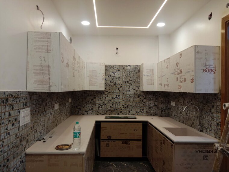 Kitchen, dwarka mor 3 Bedroom 720 Sq.Ft. Builder Floor In Dwarka Mor Delhi 10002451