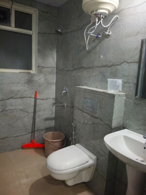Bathroom in 3 BHK Builder Floor at Pir Machalla – for Rent