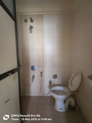 Bathroom in 2.5 BHK Apartment at Ozone Valley, Kalwa – for Rent