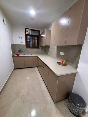 Kitchen in 2 BHK Builder Floor at Palm Residency Chhatarpur, Chattarpur – for Rent