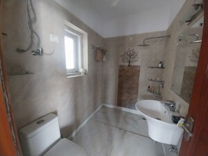 Bathroom in 3 BHK Builder Floor at New Friends Colony – for Rent