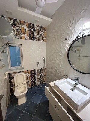 Bathroom in 3 BHK Apartment at Alaknanda – for Rent