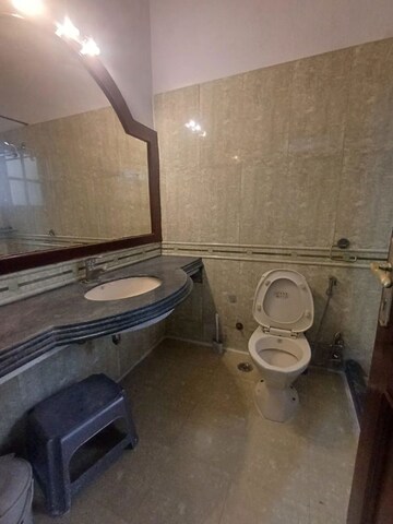 Bathroom in 3 BHK Builder Floor at Chittaranjan Park – for Rent
