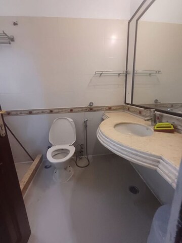 Bathroom in 3 BHK Builder Floor at Chittaranjan Park – for Rent