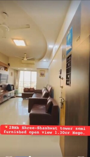 Living Room in 2 BHK Apartment at D V Shree Shashwat, Mira Road – for Sale