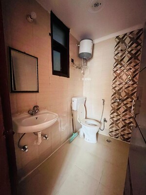 Bathroom in 3 BHK Builder Floor at Panchsheel Vihar – for Rent