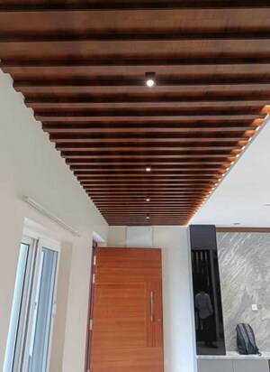 Staircase in 3 BHK Villa at Magna Majestic Meadows, Osman Nagar – for Rent