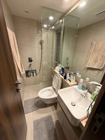 Attached Bathroom in 1 BHK Apartment at Hiranandani Regent Hill, Powai – for Rent