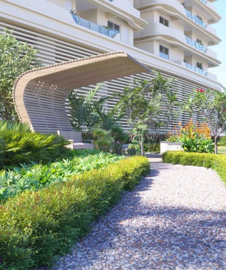 Garden, sobha-waterfront 4 Bedroom 3287 Sq.Ft. Apartment In Somajiguda Hyderabad 10002666