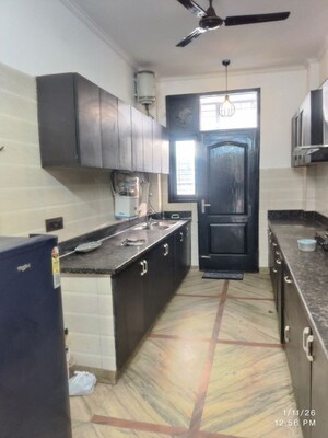 Kitchen in 3 BHK Builder Floor at South City 1 – for Rent
