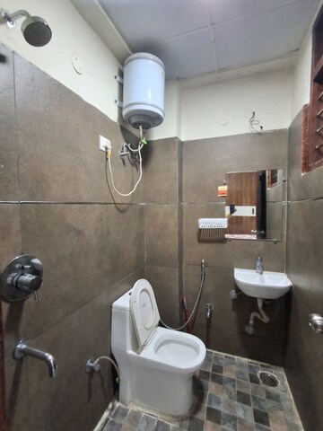 Bathroom in 3 BHK Builder Floor at Sector 15 ii – for Rent