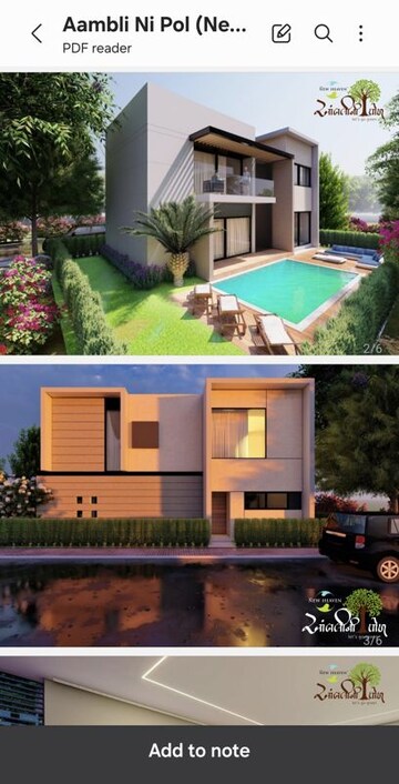 5 BHK Independent House – Exterior View View at Adajan - for Sale