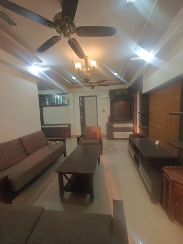 Living Room in 3 BHK Apartment at West Wind, Nerul – for Rent