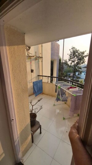 Balcony in 1 BHK Apartment at Sundar Sankul Apartment Hadapsar, Hadapsar – for Rent