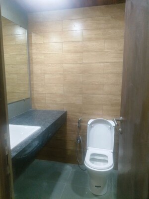 Bathroom in 3 BHK Apartment at Adani Ten BKC, Bandra East – for Rent