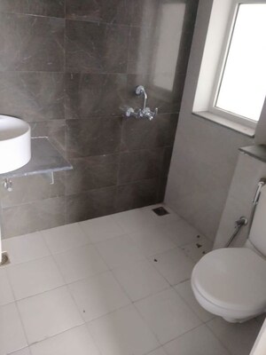 Bathroom in 3 BHK Apartment at Sushma Crescent, Dhakoli – for Rent