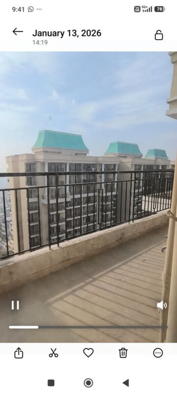 Balcony in 3 BHK Apartment at Sector 64 Mohali – for Sale