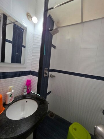 Bathroom in 2 BHK Apartment at Dheeraj Pooja, Malad West – for Rent