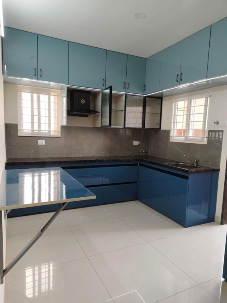 Kitchen, my-home-tridasa 3 Bedroom 2300 Sq.Ft. Apartment In Tellapur Hyderabad 10002895