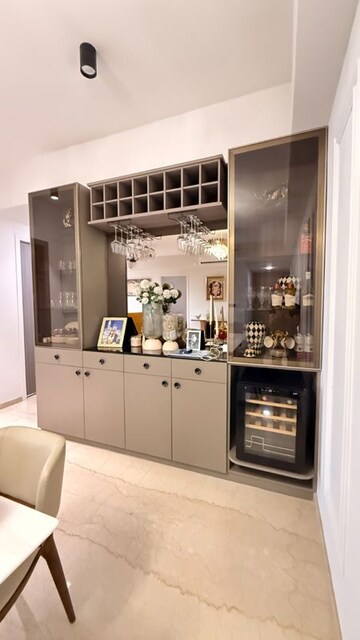 Kitchen in 1.5 BHK Apartment at Dosti West County, Balkum Pada – for Rent