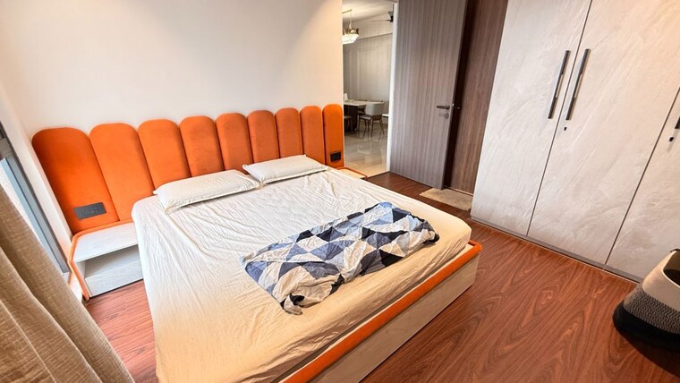 Bedroom, dosti-west-county 1.5 Bedroom 554 Sq.Ft. Apartment In Balkum Pada Thane 10002898