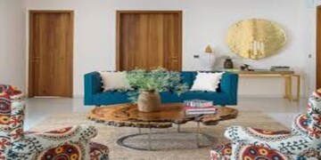 Living Room in 3 BHK Apartment at DNB Jumeirah Towers, Mokila – for Sale