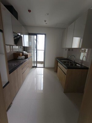 Kitchen in 4 BHK Apartment at Rustomjee Crown, Prabhadevi – for Rent