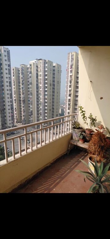 Balcony in 4 BHK Apartment at Siddharth Vihar – for Rent