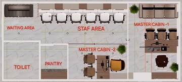 Team Area in  Office Space at Bopal – for Rent