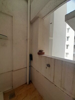 Bathroom in 2 BHK Apartment at Shroff Signature Heights, Wakad – for Rent