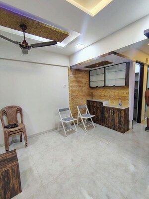 Living Room in 1.5 BHK Apartment at Lodha Palava City, Dombivli East – for Rent