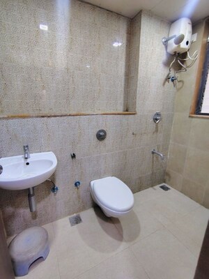 Bathroom in 1.5 BHK Apartment at Lodha Palava City, Dombivli East – for Rent