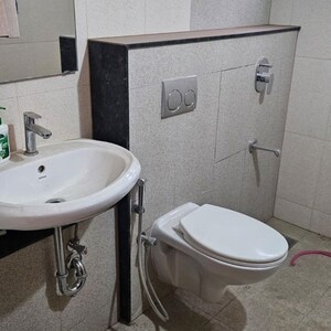 Bathroom in 2 BHK Apartment at Vaishnavi Serene, Nagenahalli – for Rent