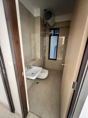 Bathroom in 2 BHK Apartment at Adani Ten BKC, Bandra East – for Rent